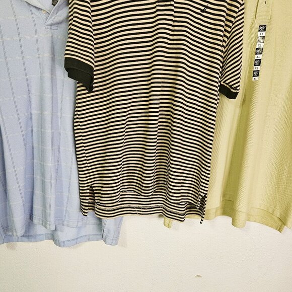 Men's Dad Core Name Brand Casual Polo Shirts Bundle of 3  All Size XL - Picture 3 of 11